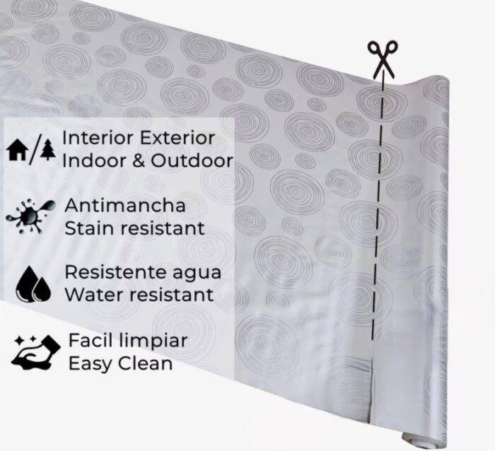 Mantel Huletec Crater Blanco - Imagen 6