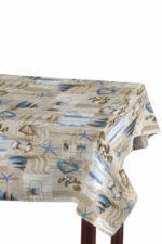 Mantel tela resinado Teflón Varadero Azul