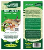 CERA LÍQUIDA ECOLÓGICA BRILLO ESPECIAL MOSAICO HIDRÁULICO. Para dar brillo, encerar, antihuella y ecológico. (Monestir) - Imagen 2