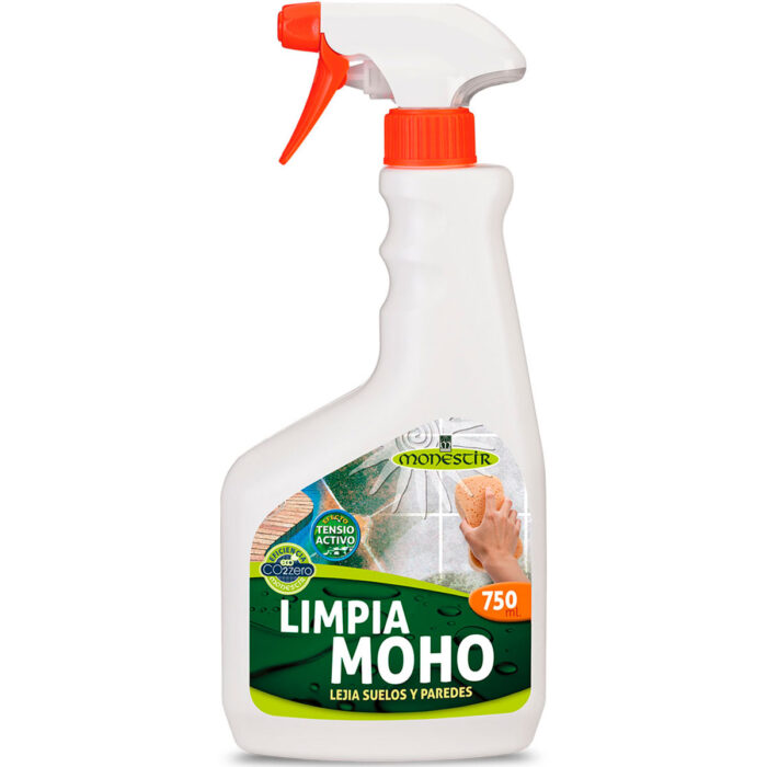 LIMPIA-MOHO-lejia-suelos-y-paredes.jpg LIMPIA MOHO Monestir. Lejía suelos y paredes. Limpia el moho en suelos y paredes con efecto tenso activo. GAMA HOGAR. - Imagen 1