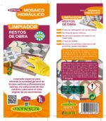 Limpiador restos obra, Especial Mosaico hidráulico (Monestir) Producto limpiador restos de obra, eflorescencias salinas y salitres. - Imagen 2