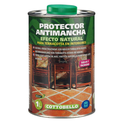 Protector antimanchas para suelos con efecto natural para terracota en interiores