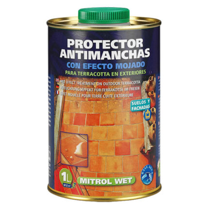 Protector antimanchas para suelos con efecto mojado para suelos de terracota en exteriores