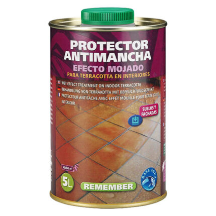Protector antimanchas para suelos con efecto mojado para terracota en interiores