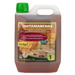 SANIGEL Quitamanchas Decapante Desengrasante (Monestir). Aplicar sobre: barro, gres rústico, cerámica esmaltada, porcelánico, mármol envejecido, pizarra, piedra, mosaico hidráulico, hormigón. Uso: interior/exterior