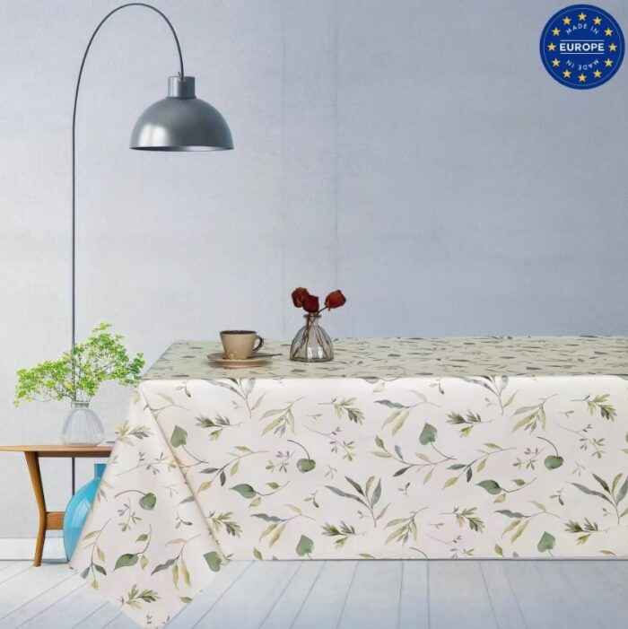 Mantel Impermeable Antimanchas de PVC Diseño Estampado Innovador HuleHule Tex - Canadian Beige - Imagen 10