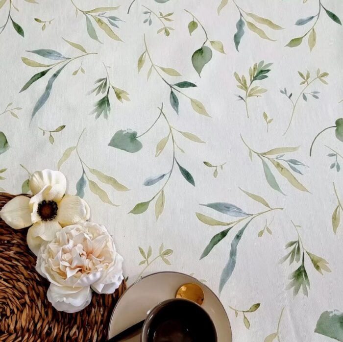 Mantel Impermeable Antimanchas de PVC Diseño Estampado Innovador HuleHule Tex - Canadian Beige - Imagen 9