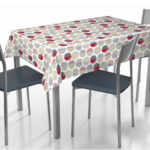 Mantel estampado resistente de PVC