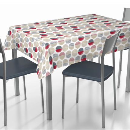 Mantel estampado resistente de PVC