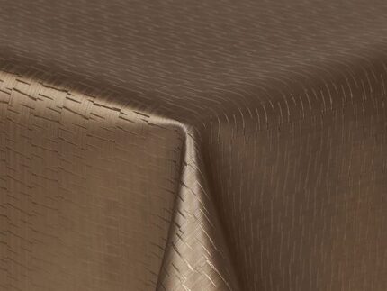 Mantel Hule de Alta Calidad Polyline Jaspe Taupe