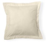 Funda de cojín Combi Lisos. Algodón y poliéster 021-CREMA