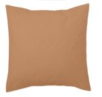 Funda de cojín Combi Lisos. Algodón y poliéster 006-MARRON