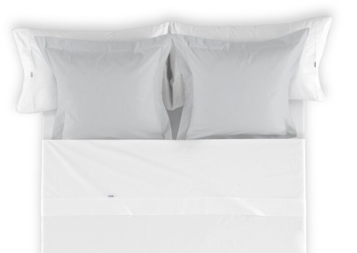 Funda de cojín Combi Lisos. Algodón y poliéster 024-PERLA