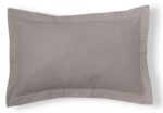 Funda de cojín Combi Lisos. Algodón y poliéster 225-PLOMO