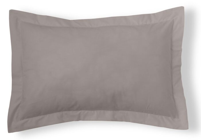 Funda de cojín Combi Lisos. Algodón y poliéster 225-PLOMO