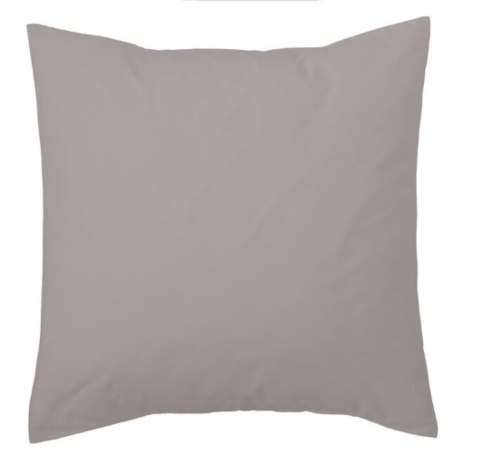 Funda de cojín Combi Lisos. Algodón y poliéster 225-PLOMO