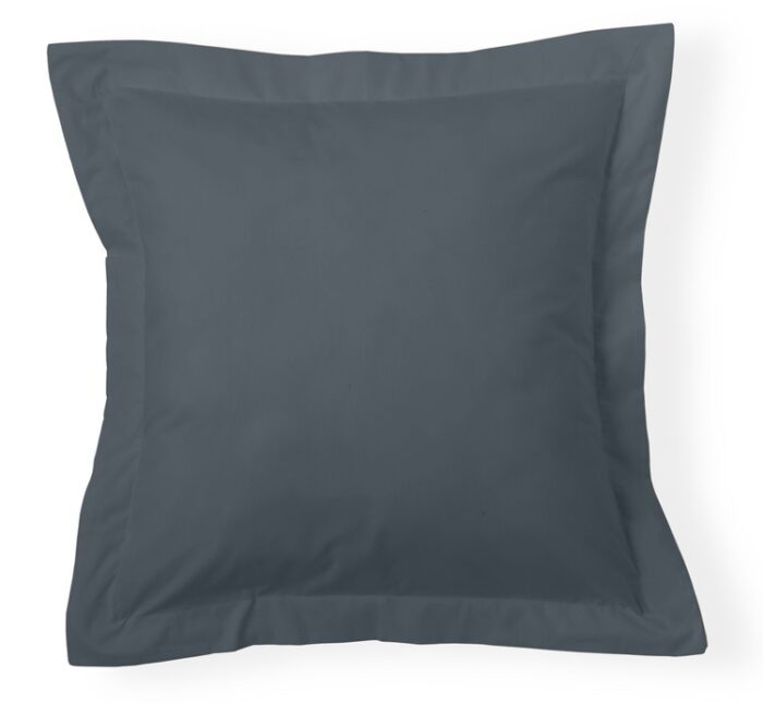 Funda de cojín Combi Lisos. Algodón y poliéster 016-GRIS
