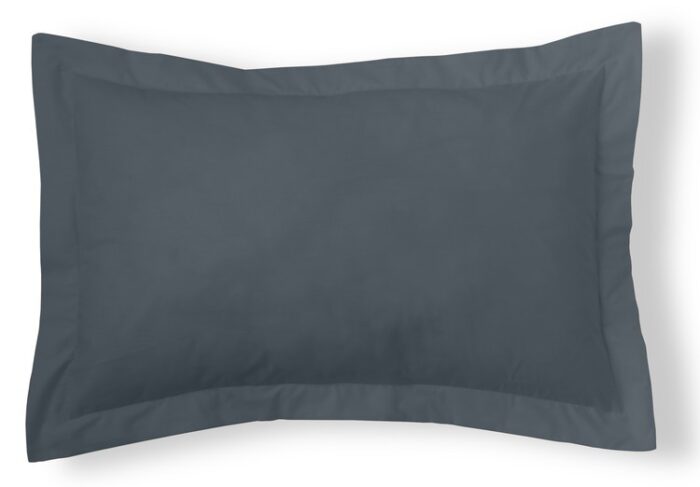 Funda de cojín Combi Lisos. Algodón y poliéster 016-GRIS