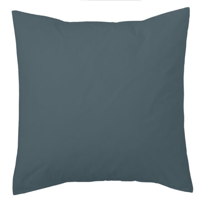 Funda de cojín Combi Lisos. Algodón y poliéster 016-GRIS