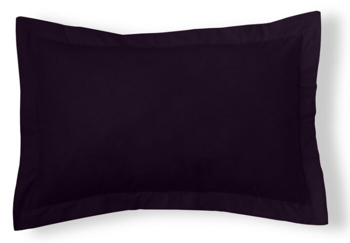 Funda de cojín Combi Lisos. Algodón y poliéster 113-NEGRO