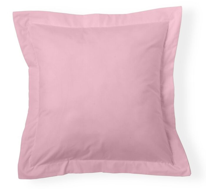 Funda de cojín Combi Lisos. Algodón y poliéster 004-ROSA