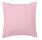 Funda de cojín Combi Lisos. Algodón y poliéster 004-ROSA