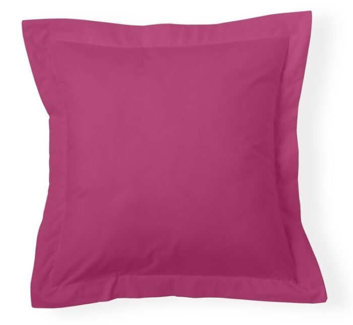 Funda de cojín Combi Lisos. Algodón y poliéster 110-FUXIA