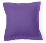 Funda de cojín Combi Lisos. Algodón y poliéster 117-LILA