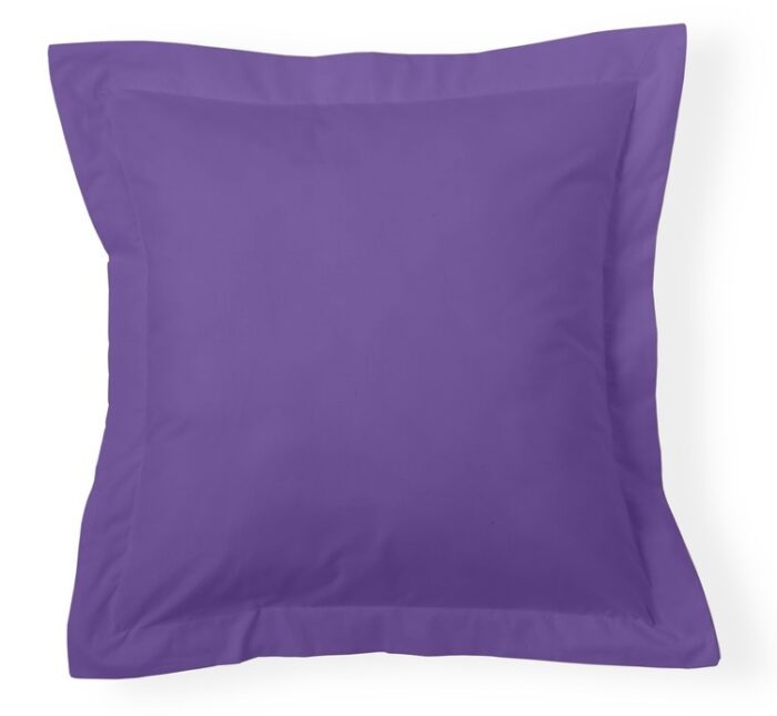 Funda de cojín Combi Lisos. Algodón y poliéster 117-LILA