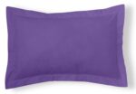 Funda de cojín Combi Lisos. Algodón y poliéster 117-LILA