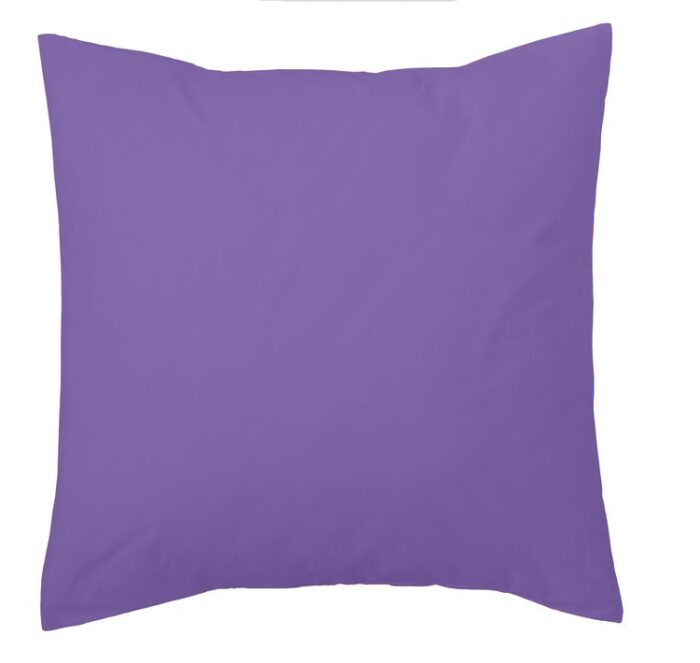 Funda de cojín Combi Lisos. Algodón y poliéster 117-LILA