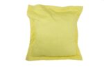 Funda de cojín Combi Lisos. Algodón y poliéster 008-AMARILLO