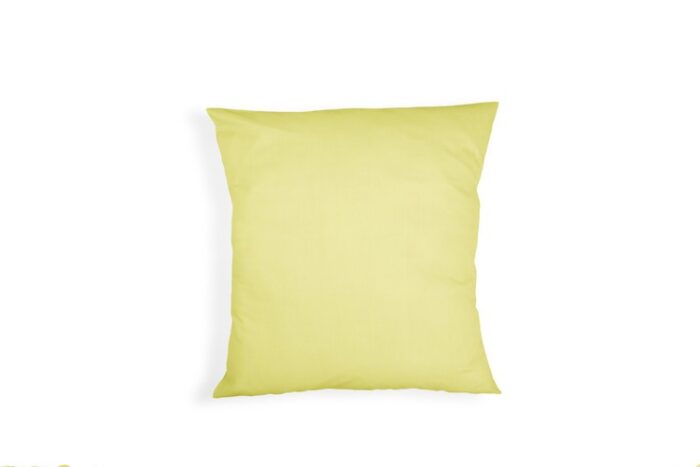 Funda de cojín Combi Lisos. Algodón y poliéster 008-AMARILLO