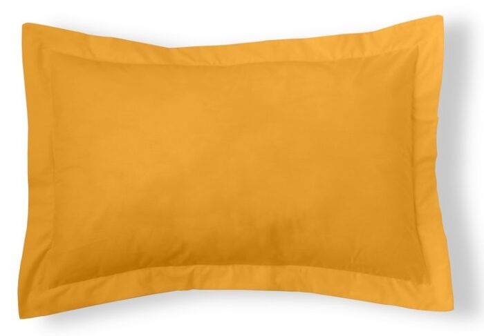 Funda de cojín Combi Lisos. Algodón y poliéster 081-MAIZ