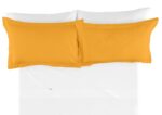 Funda de cojín Combi Lisos. Algodón y poliéster 081-MAIZ