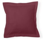 Funda de cojín Combi Lisos. Algodón y poliéster 031-VINO