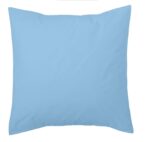 Funda de cojín Combi Lisos. Algodón y poliéster 010-Az. CELESTE