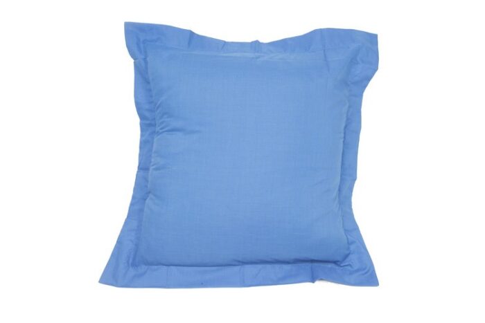 Funda de cojín Combi Lisos. Algodón y poliéster 028-TURQUESA