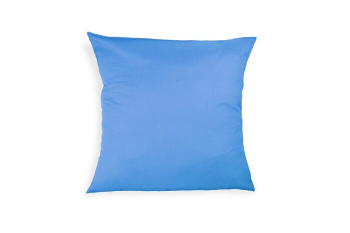 Funda de cojín Combi Lisos. Algodón y poliéster 028-TURQUESA