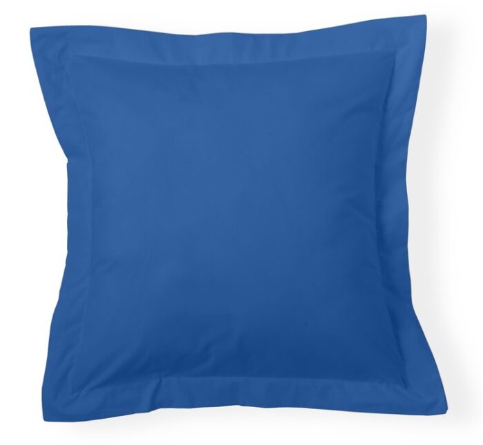 Funda de cojín Combi Lisos. Algodón y poliéster 017-AZULON