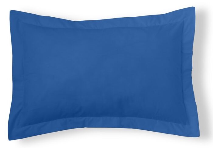 Funda de cojín Combi Lisos. Algodón y poliéster 017-AZULON