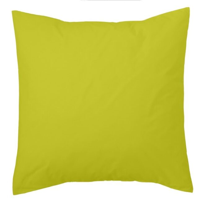 Funda de cojín Combi Lisos. Algodón y poliéster 111-PISTACHO