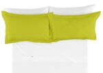 Funda de cojín Combi Lisos. Algodón y poliéster 111-PISTACHO