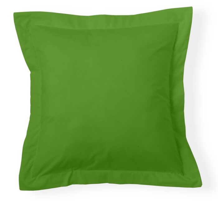 Funda de cojín Combi Lisos. Algodón y poliéster 005-VERDE