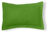Funda de cojín Combi Lisos. Algodón y poliéster 005-VERDE