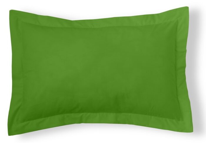 Funda de cojín Combi Lisos. Algodón y poliéster 005-VERDE