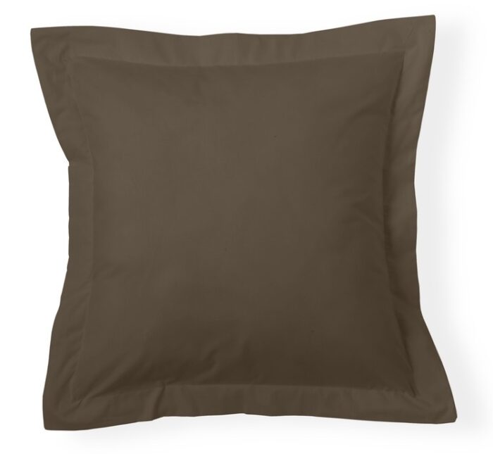 Funda de cojín Combi Lisos. Algodón y poliéster 129-MUSGO