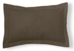 Funda de cojín Combi Lisos. Algodón y poliéster 129-MUSGO