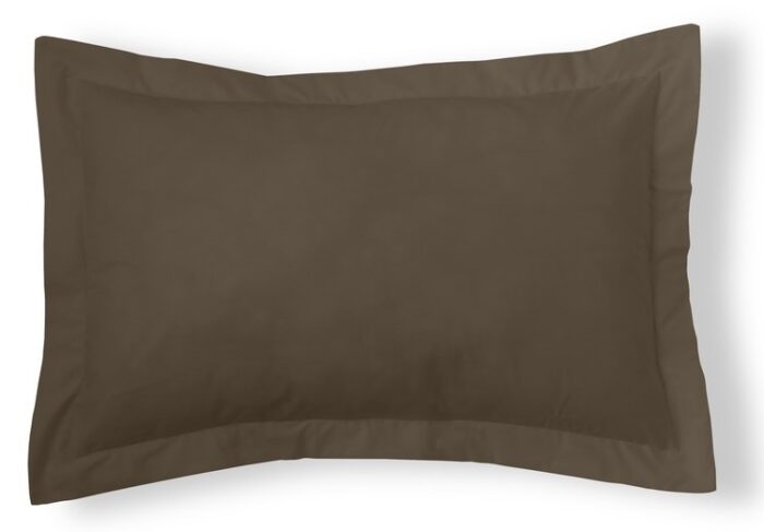 Funda de cojín Combi Lisos. Algodón y poliéster 129-MUSGO