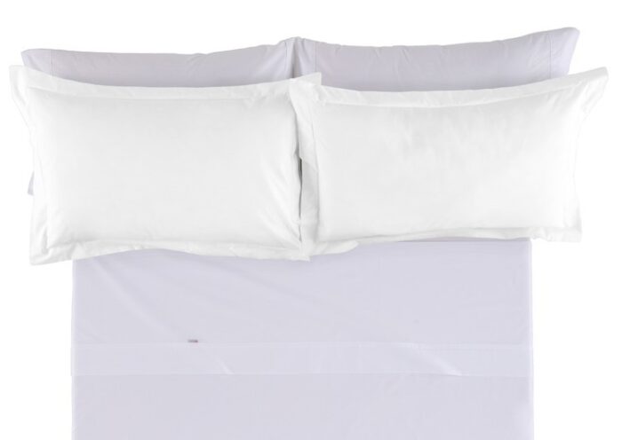 Funda cojín algodón Combi Liso 200 Hilos 001-BLANCO